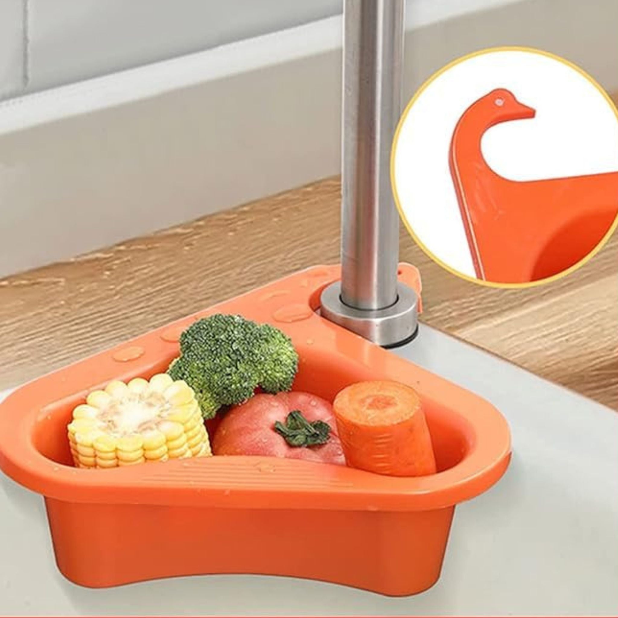 Corner Dish Drying Rack Sink - Pack of 2