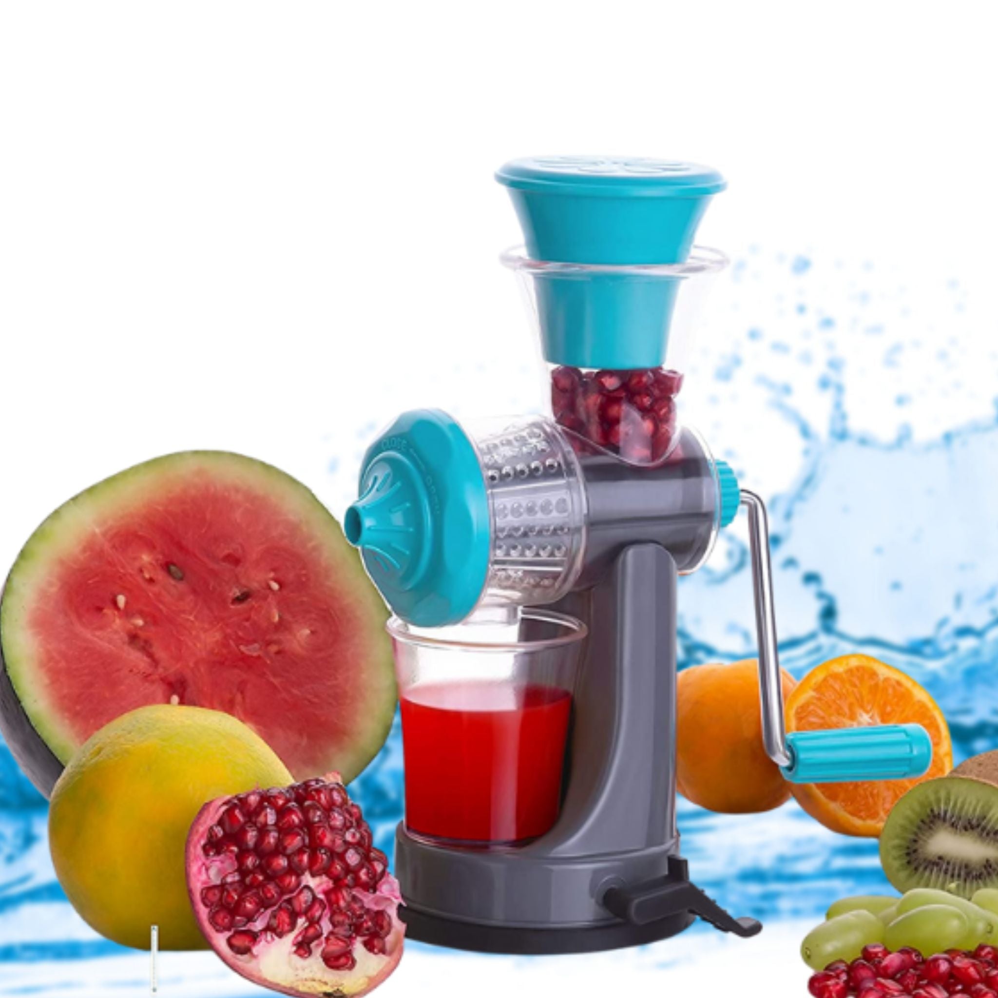 Manual Hand Juicer with Steel Handle for Fruits