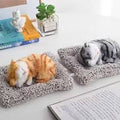 Cute Sleeping Cat Toy